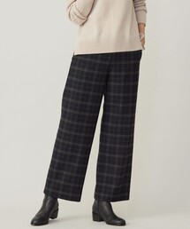 ジェイプレス　新品未使用ブラックウォッチチェックワイドパンツ13号サイズ J.PRESS Ladies｜J.プレス レディスのパンツ（チェック柄）通販