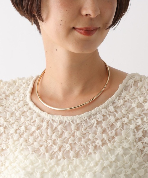 LEPSIM（レプシィム）の「メタル太チョーカー　152672（チョーカー・レディース・シルバー/ゴールド・ONE SIZE）」の3枚目の写真