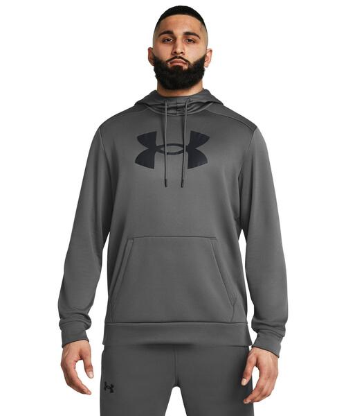 【セール】UAアーマーフリース ビッグロゴ フーディー(トレーニング/メンズ)(スウェット)|UNDER ARMOUR(アンダーアーマー)