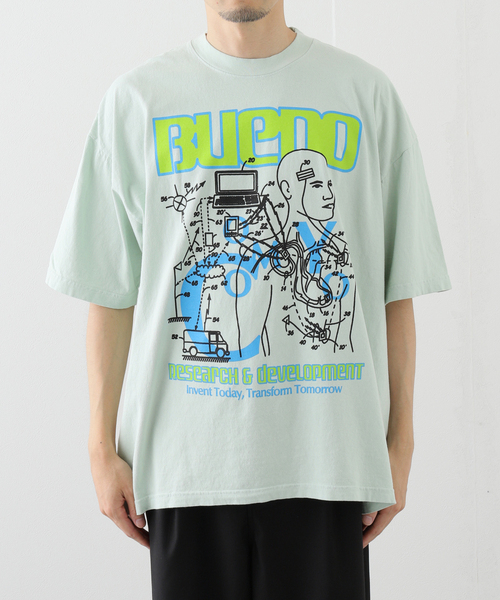 WISM(ウィズム)の「【Bueno / ブエノ】Science S/S Tee(Tシャツ/カットソー・メンズ・グリーン系その他・MEDIUM/LARGE/X-LARGE)」の6枚目の写真