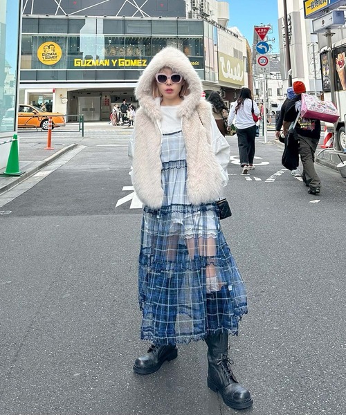 Alex industry 新品 ゴルフフリル付きワンピース　M size フリルティアードキャミワンピ（ワンピース）｜Alley Tokyo