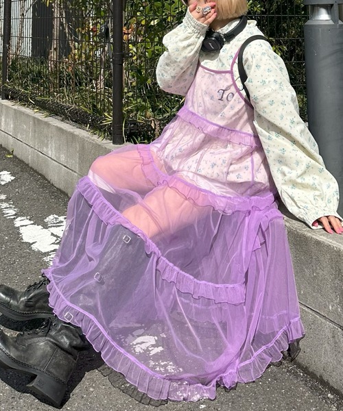 フリルティアードキャミ フリルティアードキャミワンピ（ワンピース）｜Alley Tokyo（アリー