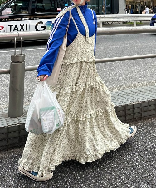 フリルティアードキャミ フリルティアードキャミワンピ（ワンピース）｜Alley Tokyo