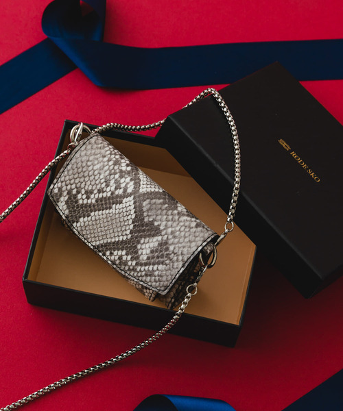 RODE SKO（ロデスコ）の「ナノバッグ(スネークチェーン)（ショルダーバッグ・レディース・アニマル・ONE）」の15枚目の写真