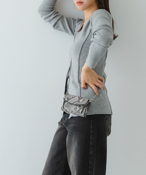 RODE SKO（ロデスコ）の「ナノバッグ(スネークチェーン)（ショルダーバッグ・レディース・アニマル・ONE）」の12枚目の写真