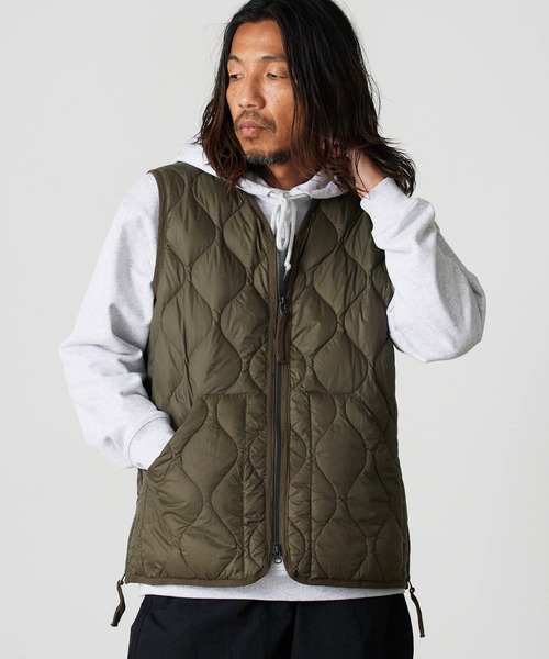 TAION W-Zip DownVest クラブハウス　ダウンベスト　L TAION（タイオン） ダウンベスト ベスト 「」「ユニセックス」ワーク
