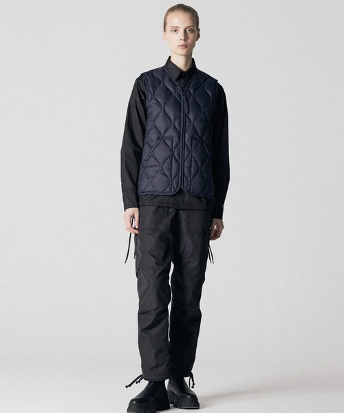 TAION MILITARY WZIP V VEST ダウンベスト TAION ミリタリーVネックダブルジップダウンベスト