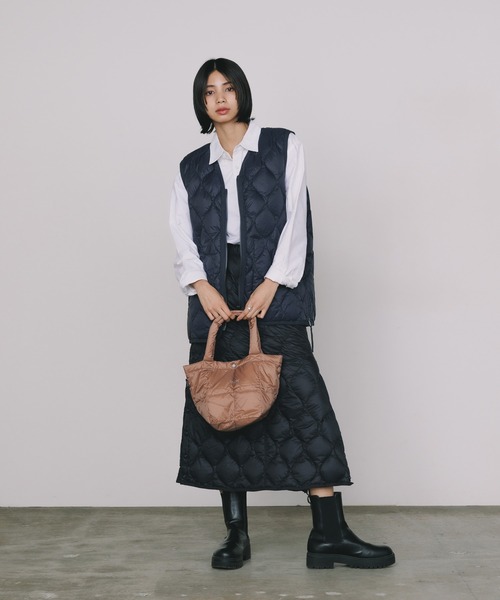 TAION/タイオン MILITARY V NECK W-ZIP DOWN VEST ダウンベスト