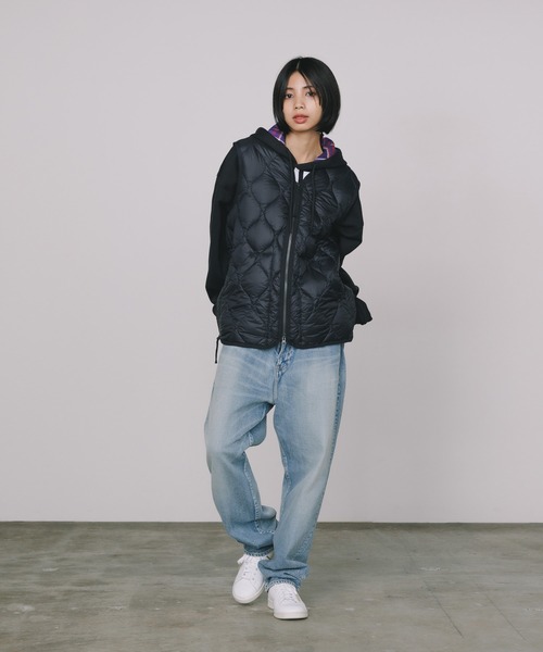 セール】TAION/タイオン MILITARY V NECK W-ZIP DOWN VEST ダウン