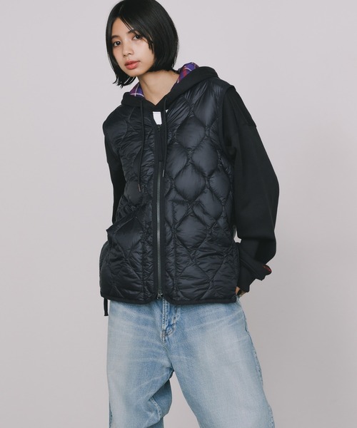 TAION/タイオン MILITARY V NECK W-ZIP DOWN VEST ダウンベスト