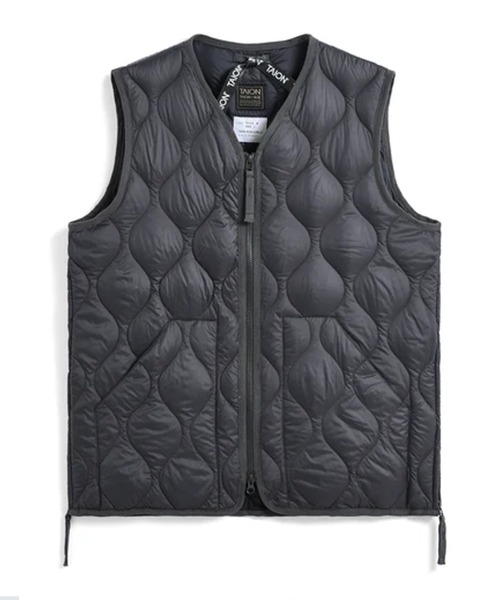 TAION W-Zip DownVest クラブハウス　ダウンベスト　L TAION W-Zip DownVest CLUBHAUS Custom - Black |