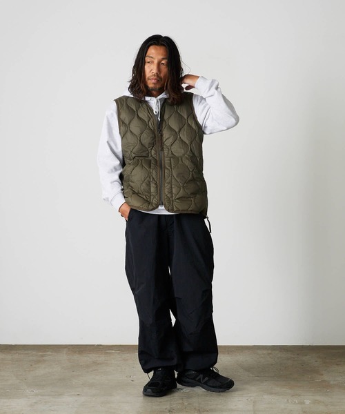 TAION/タイオン MILITARY V NECK W-ZIP DOWN VEST ダウンベスト