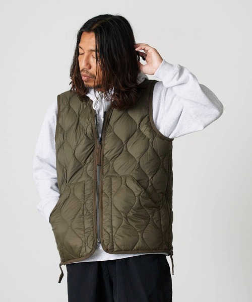 TAION/タイオン MILITARY V NECK W-ZIP DOWN VEST ダウンベスト