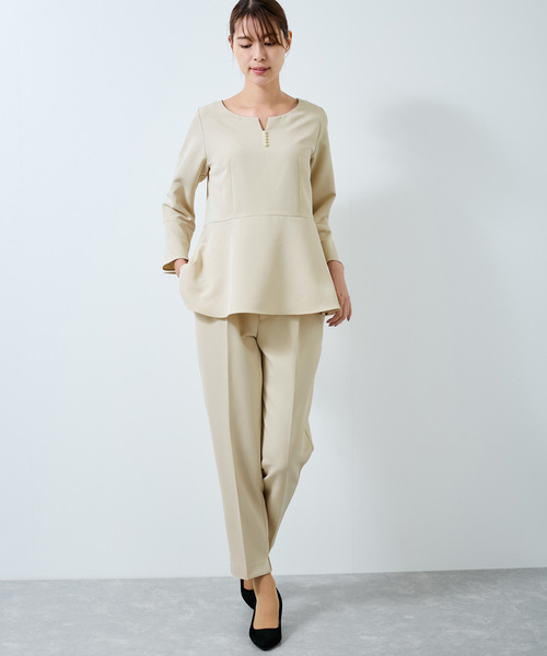 【360度ストレッチ】セットアップ対応1タックテーパードパンツ（その他パンツ）｜Jayro（ジャイロ）