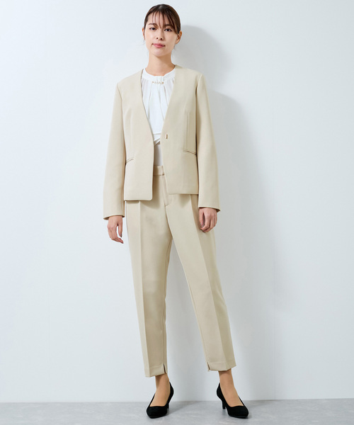 【360度ストレッチ】セットアップ対応1タックテーパードパンツ（その他パンツ）｜Jayro（ジャイロ）