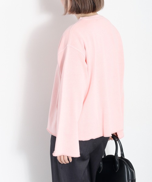 cepo(セポ)の「〈セットアップ対応〉16/10 裏毛ソデフレアプルオーバー(スウェット・レディース・チャコール/グレー/ピンク・M)」の20枚目の写真