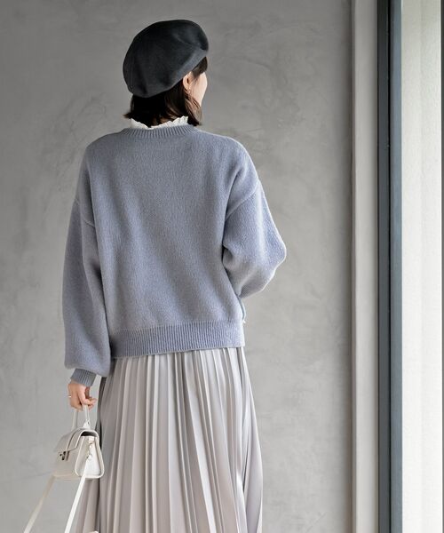 rps（アールピーエス）の「ベレー帽（ハンチング/ベレー帽・レディース・グレー系その他/ブラック/ブラウン系その他/杢グレー/ベージュ系その他/ボルドー・フリー）」の11枚目の写真