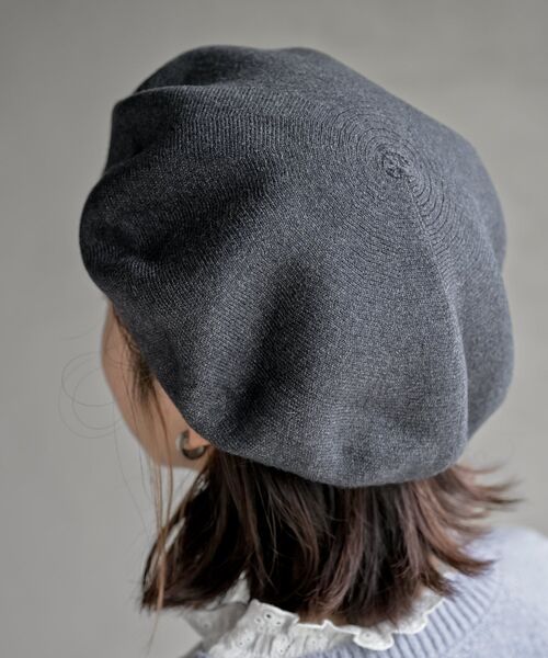 rps（アールピーエス）の「ベレー帽（ハンチング/ベレー帽・レディース・グレー系その他/ブラック/ブラウン系その他/杢グレー/ベージュ系その他/ボルドー・フリー）」の12枚目の写真