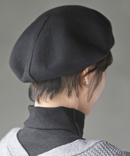 rps（アールピーエス）の「ベレー帽（ハンチング/ベレー帽・レディース・グレー系その他/ブラック/ブラウン系その他/杢グレー/ベージュ系その他/ボルドー・フリー）」の15枚目の写真