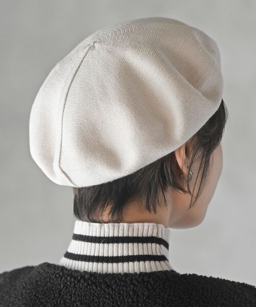 rps（アールピーエス）の「ベレー帽（ハンチング/ベレー帽・レディース・グレー系その他/ブラック/ブラウン系その他/杢グレー/ベージュ系その他/ボルドー・フリー）」の16枚目の写真