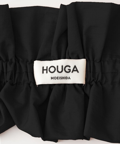 HOUGA（ホウガ）の「【HOUGA/ホウガ】frill strap/マルチフリルストラップ/スマホショルダー（スマホグッズ・レディース・ブラック・FREE）」の3枚目の写真