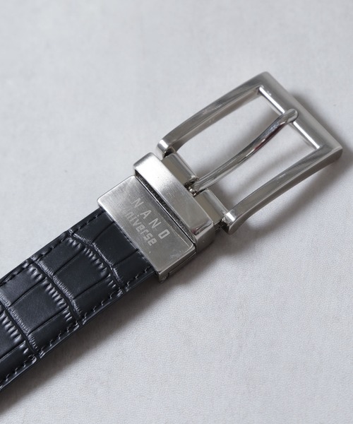 スプリットレザーリバーシブルベルト（ベルト）｜nano･universe（ナノユニバース）