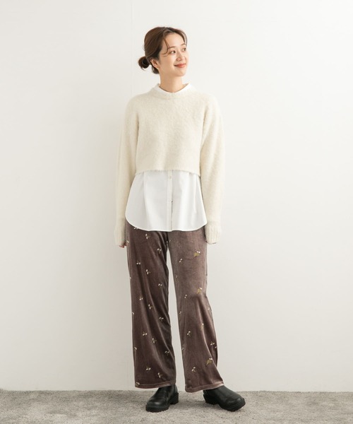 URBAN RESEARCH DOORS(アーバンリサーチドアーズ)の「ゴールドボタンチュニックシャツ(シャツ/ブラウス・レディース・オフホワイト・MEDIUM)」の8枚目の写真