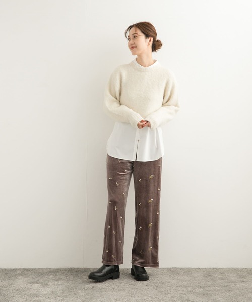 URBAN RESEARCH DOORS(アーバンリサーチドアーズ)の「ゴールドボタンチュニックシャツ(シャツ/ブラウス・レディース・オフホワイト・MEDIUM)」の9枚目の写真