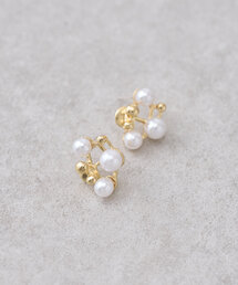 BEARDSLEY | パールコンビピアス(ピアス（両耳用）)