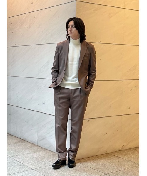 ESTNATION（エストネーション）の「ESTNATION / ダウンファブリック ツイル セットアップイージーパンツ（スラックス・メンズ・キャメル/ネイビー/グレー・LARGE/MEDIUM/X-LARGE/SMALL）」の20枚目の写真