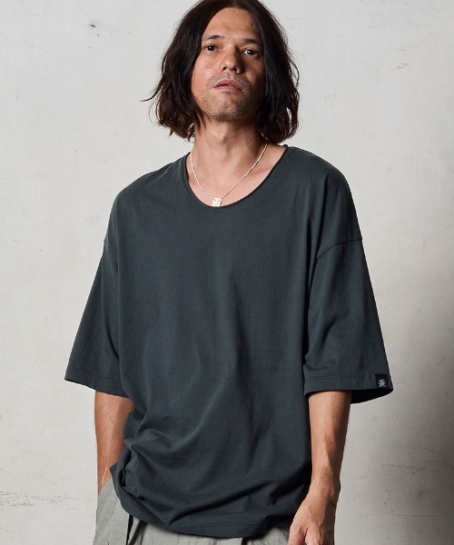 EGO TRIPPING（エゴトリッピング）の「mt9376- CREWNOT Tシャツ（Tシャツ/カットソー・メンズ・ホワイト/チャコール/ブラック/グレー・46/48）」の4枚目の写真