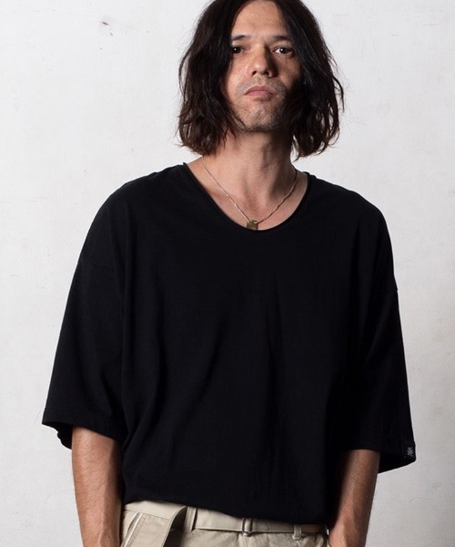 EGO TRIPPING（エゴトリッピング）の「mt9376- CREWNOT Tシャツ（Tシャツ/カットソー・メンズ・ホワイト/チャコール/ブラック/グレー・46/48）」の5枚目の写真