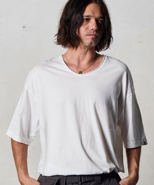 EGO TRIPPING（エゴトリッピング）の「mt9376- CREWNOT Tシャツ（Tシャツ/カットソー・メンズ・ホワイト/チャコール/ブラック/グレー・46/48）」の7枚目の写真