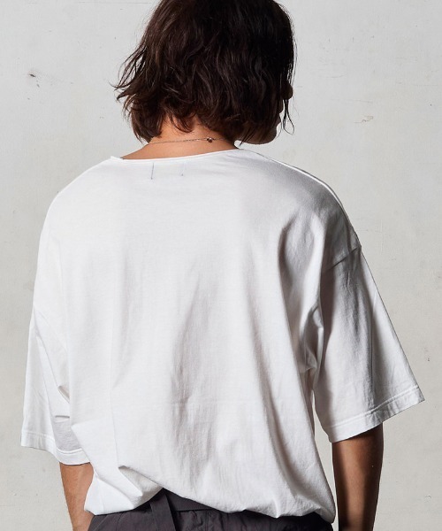 EGO TRIPPING（エゴトリッピング）の「mt9376- CREWNOT Tシャツ（Tシャツ/カットソー・メンズ・ホワイト/チャコール/ブラック/グレー・46/48）」の8枚目の写真