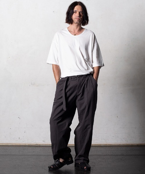 EGO TRIPPING（エゴトリッピング）の「mt9376- CREWNOT Tシャツ（Tシャツ/カットソー・メンズ・ホワイト/チャコール/ブラック/グレー・46/48）」の9枚目の写真