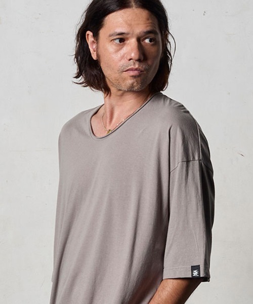 EGO TRIPPING（エゴトリッピング）の「mt9376- CREWNOT Tシャツ（Tシャツ/カットソー・メンズ・ホワイト/チャコール/ブラック/グレー・46/48）」の10枚目の写真