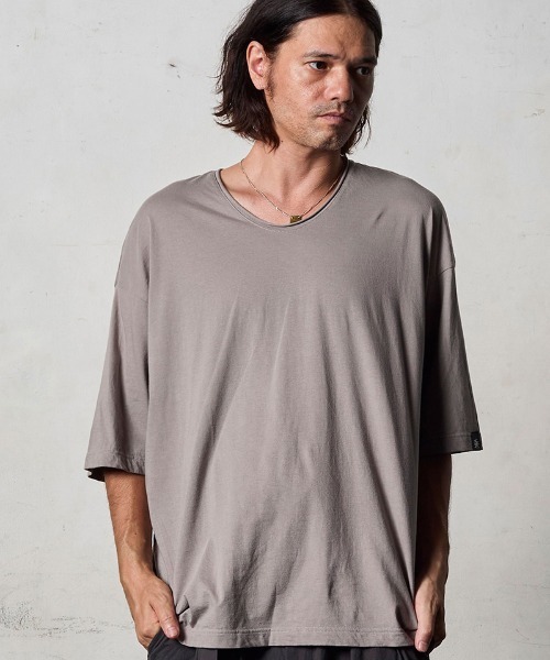 EGO TRIPPING（エゴトリッピング）の「mt9376- CREWNOT Tシャツ（Tシャツ/カットソー・メンズ・ホワイト/チャコール/ブラック/グレー・46/48）」の11枚目の写真