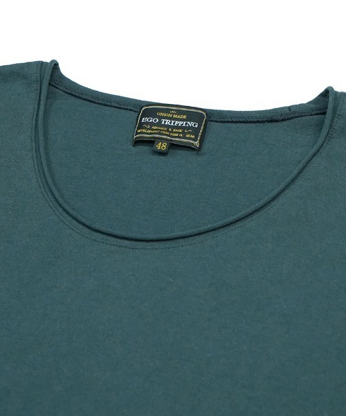 EGO TRIPPING（エゴトリッピング）の「mt9376- CREWNOT Tシャツ（Tシャツ/カットソー・メンズ・ホワイト/チャコール/ブラック/グレー・46/48）」の21枚目の写真