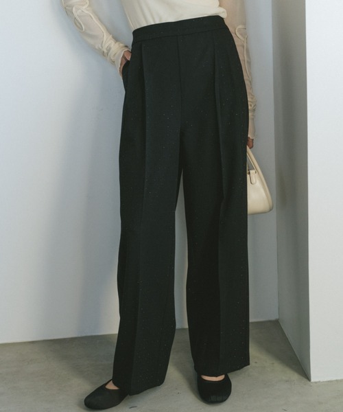 VANNIE U(ヴァニーユー)の「ストーンカラースラックスパンツ/SML展開(スラックス・レディース・ブラック/グレー・S/M/L)」の22枚目の写真