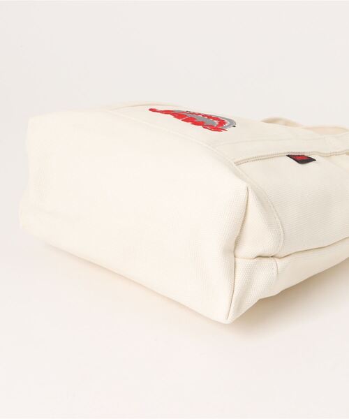 Right-on（ライトオン）の「【JAWS】ロゴバッグ（トートバッグ・キッズ・ホワイト・フリー）」の3枚目の写真