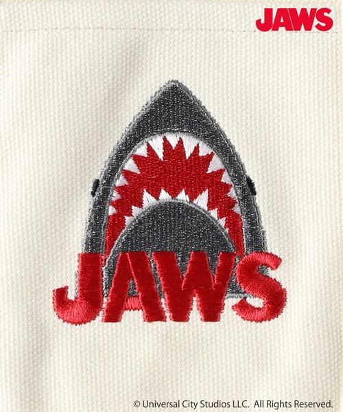 Right-on（ライトオン）の「【JAWS】ロゴバッグ（トートバッグ・キッズ・ホワイト・フリー）」の8枚目の写真