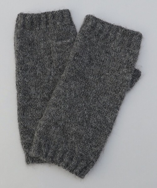 coen（コーエン）の「フィンガーレスニットグローブ（手袋・レディース・ナチュラル/ダークグレー/ブラック/ベージュ・FREE）」の3枚目の写真