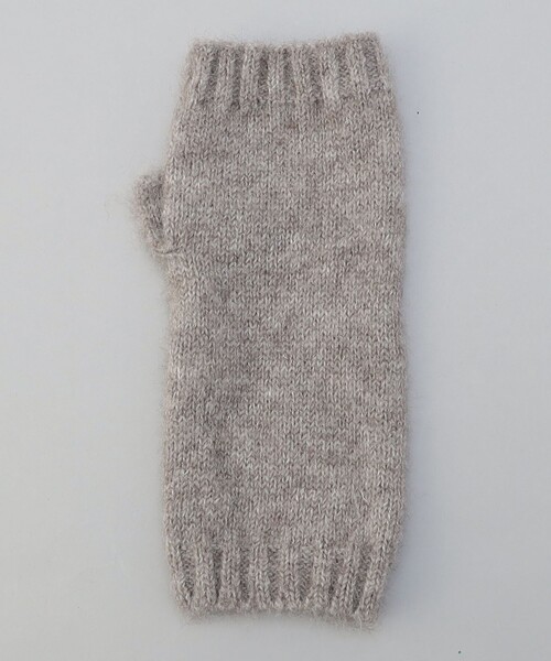 coen（コーエン）の「フィンガーレスニットグローブ（手袋・レディース・ナチュラル/ダークグレー/ブラック/ベージュ・FREE）」の5枚目の写真