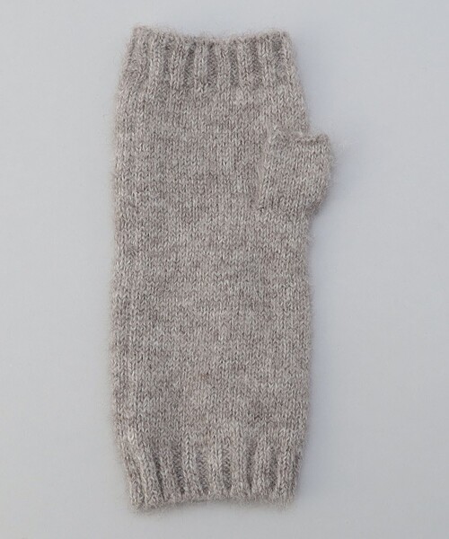 coen（コーエン）の「フィンガーレスニットグローブ（手袋・レディース・ナチュラル/ダークグレー/ブラック/ベージュ・FREE）」の6枚目の写真
