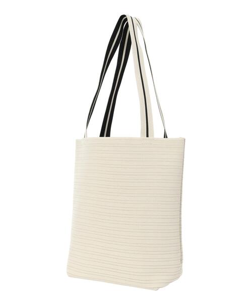 Samansa Mos2 blue（サマンサモスモスブルー）の「ロゴニットトートバッグ（ハンドバッグ・レディース・ブラック/グリーン/キナリ・F）」の4枚目の写真