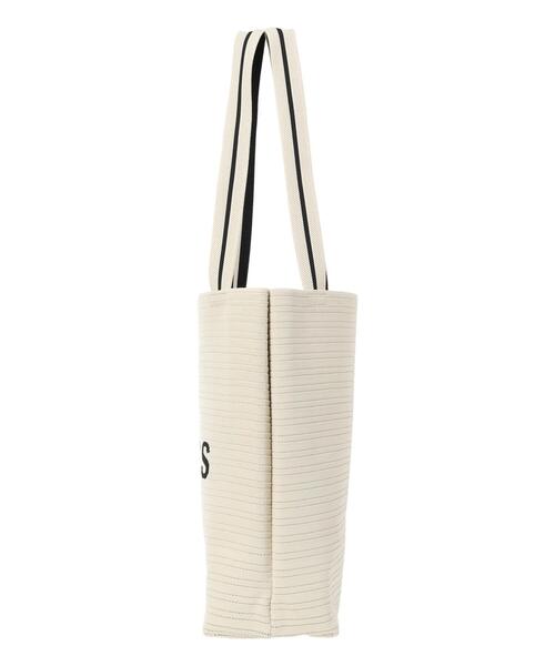 Samansa Mos2 blue（サマンサモスモスブルー）の「ロゴニットトートバッグ（ハンドバッグ・レディース・ブラック/グリーン/キナリ・F）」の5枚目の写真