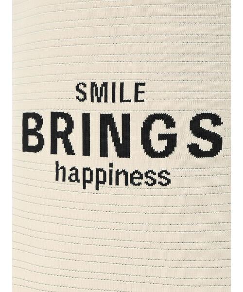 Samansa Mos2 blue（サマンサモスモスブルー）の「ロゴニットトートバッグ（ハンドバッグ・レディース・ブラック/グリーン/キナリ・F）」の7枚目の写真