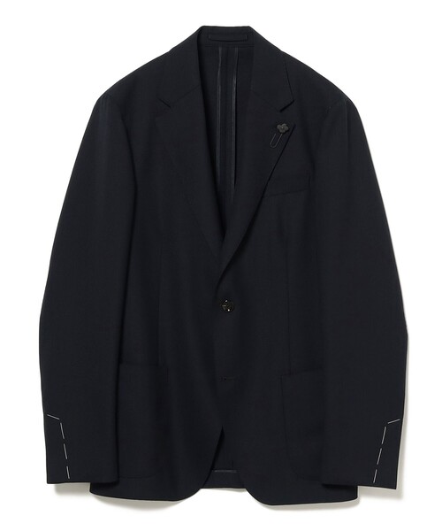 LARDINI(ラルディーニ)の「LARDINI / ROMA ホップサック ジャケット(テーラードジャケット・メンズ・ネイビー・42/50/48/46/44)」の2枚目の写真