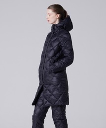 ダウンジャケット/コート（ブルー・ネイビー/青色系・ロング丈