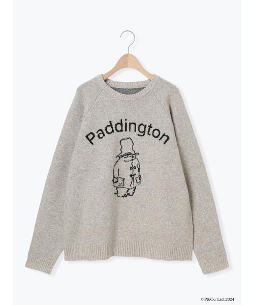 Samansa Mos2（サマンサ モスモス）の「【Paddington×Samansa Mos2】ジャカードニット（ニット/セーター・レディース・オフホワイト/グレー/キャメル・F）」の3枚目の写真